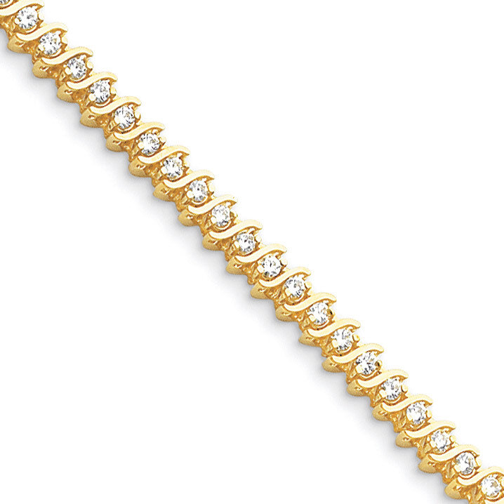 Diamond tennis bracelet 14k Gold X704AA