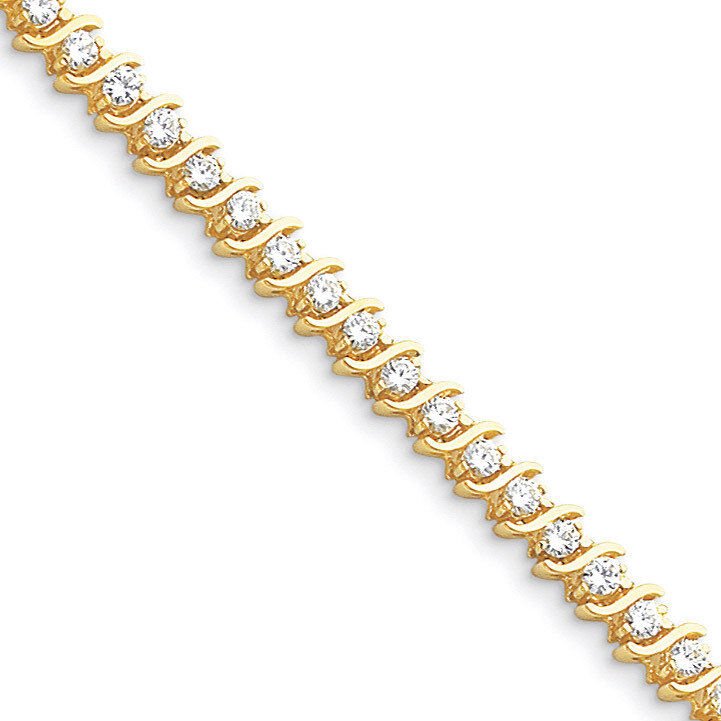 Diamond tennis bracelet 14k Gold X705AA