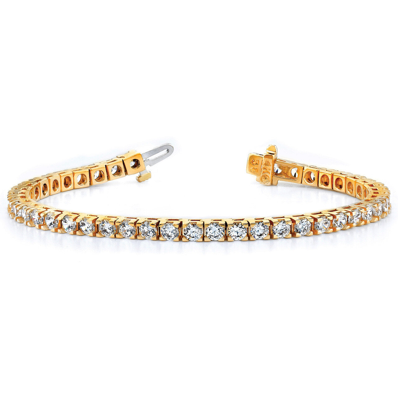 Diamond tennis bracelet 14k Gold X730AA, MPN: X730AA, 883957077949