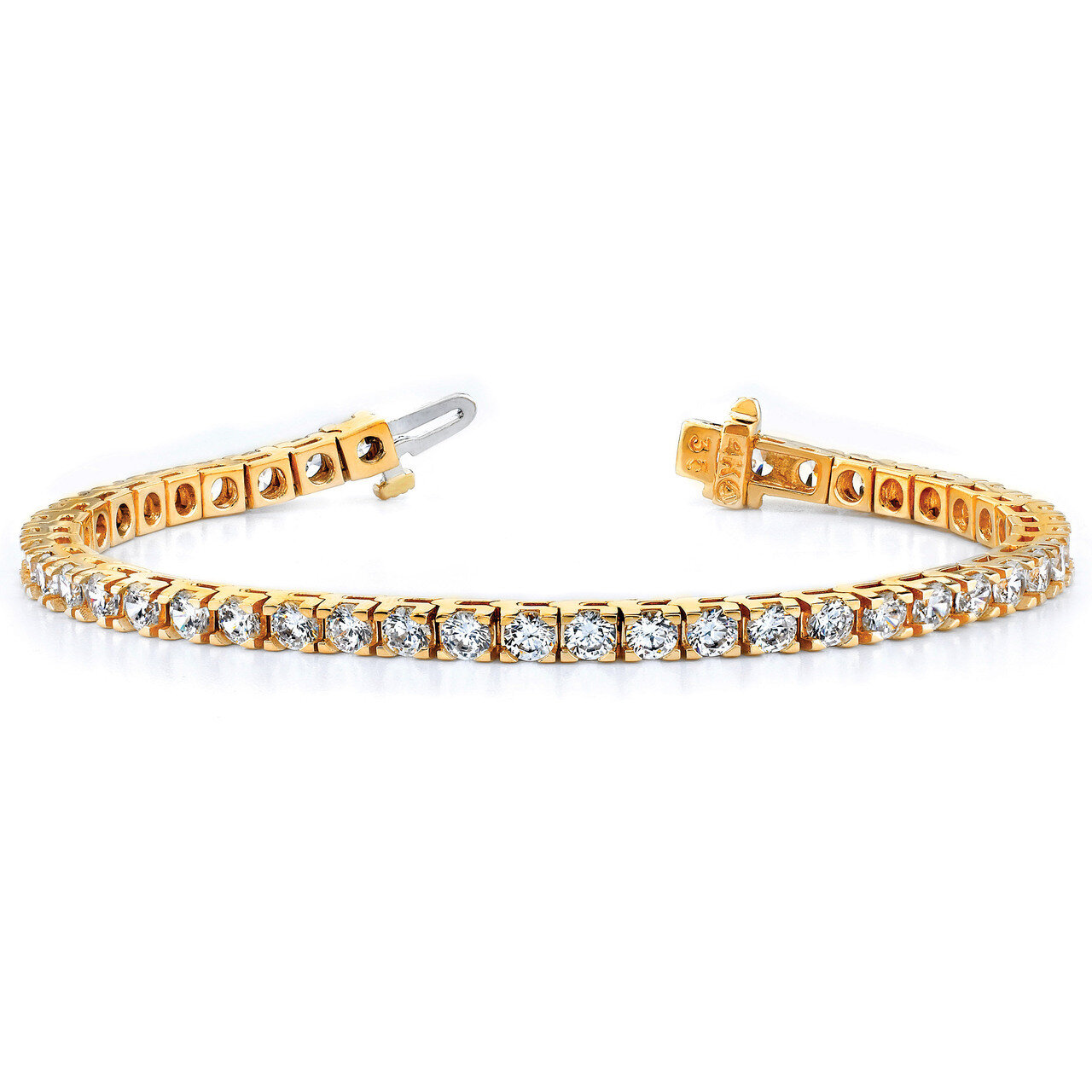 Diamond tennis bracelet 14k Gold X735AA, MPN: X735AA, 883957195544