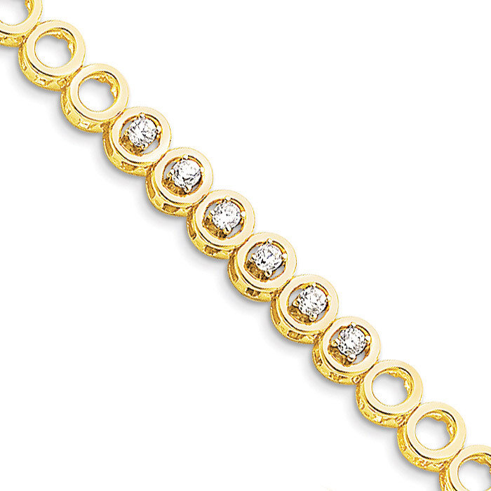 Diamond bracelet 14k Gold X856A