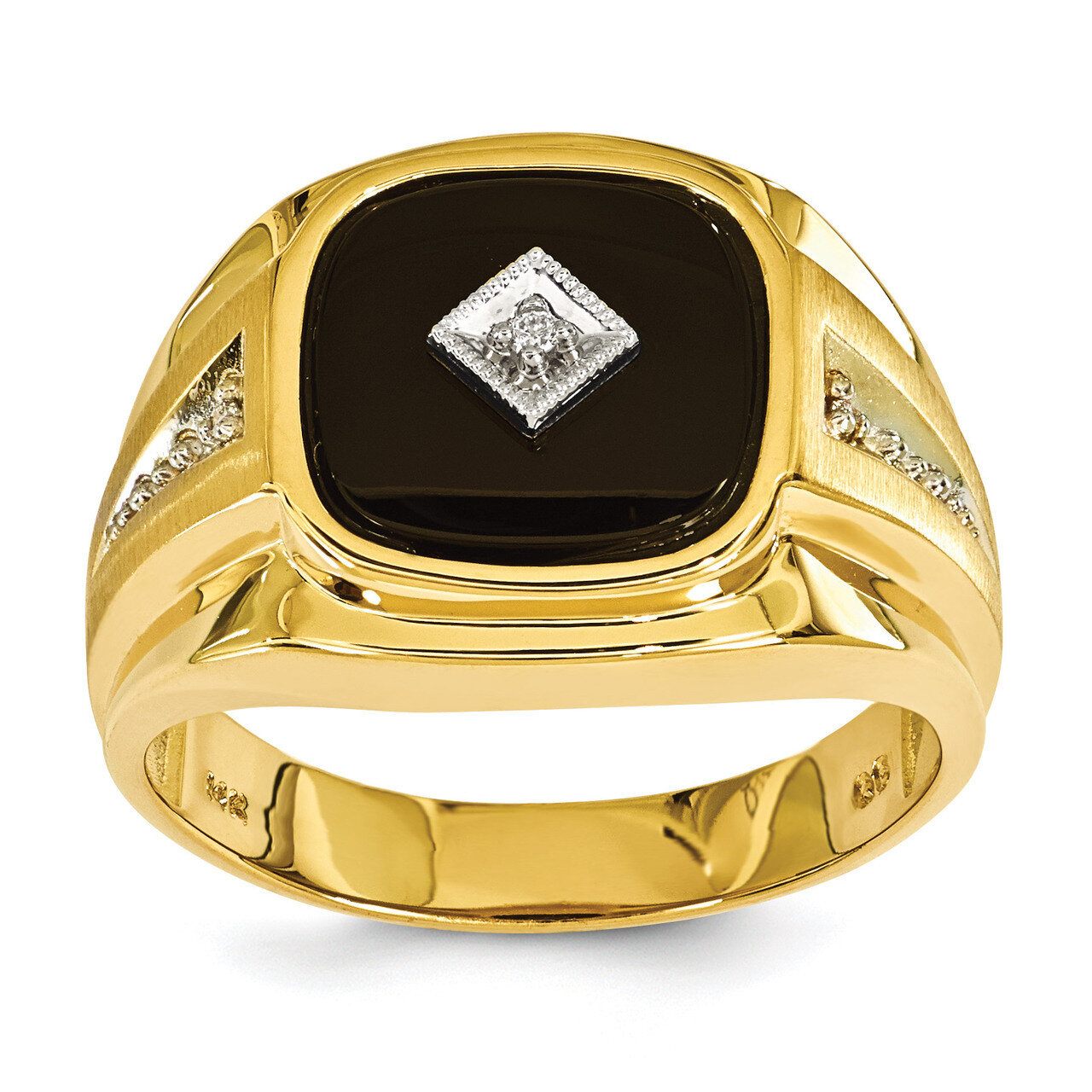 Diamond Men's Ring 14k Gold X9477AA