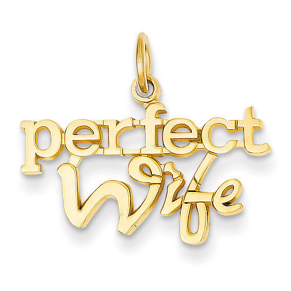 Perfect Wife Charm 14k Gold XAC293