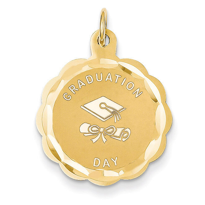 Graduation Day Charm 14k Gold XAC36