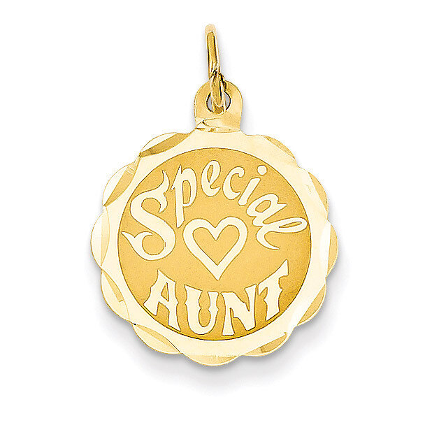 Special Aunt Charm 14k Gold XAC627