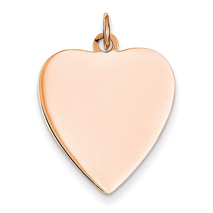 Heart Disc Charm 14k Rose Gold XAC811, MPN: XAC811, 886774122830