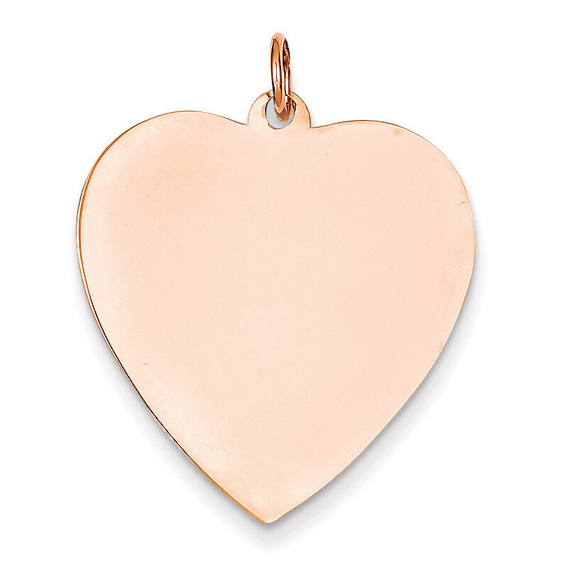 Heart Disc Charm 14k Rose Gold XAC812, MPN: XAC812, 886774122847