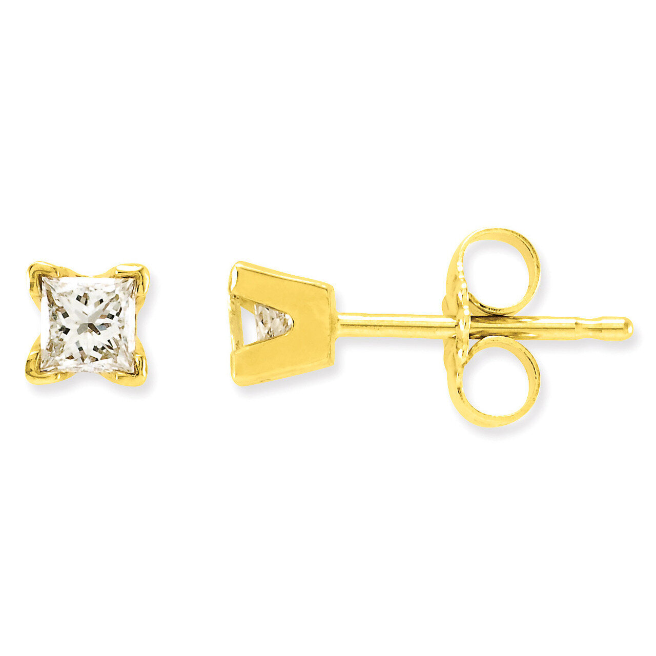 Complete Princess-cut Diamond Earrings 14k Gold XAP2VS, MPN: XAP2VS, 883957225975