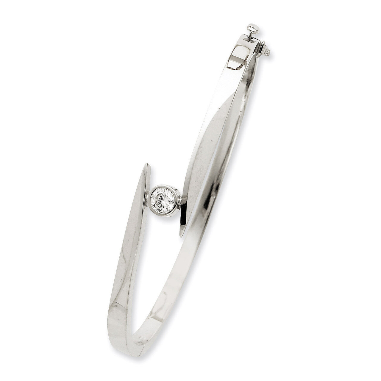 Diamond Bangle 14k White Gold XB169AA, MPN: XB169AA, 883957085838