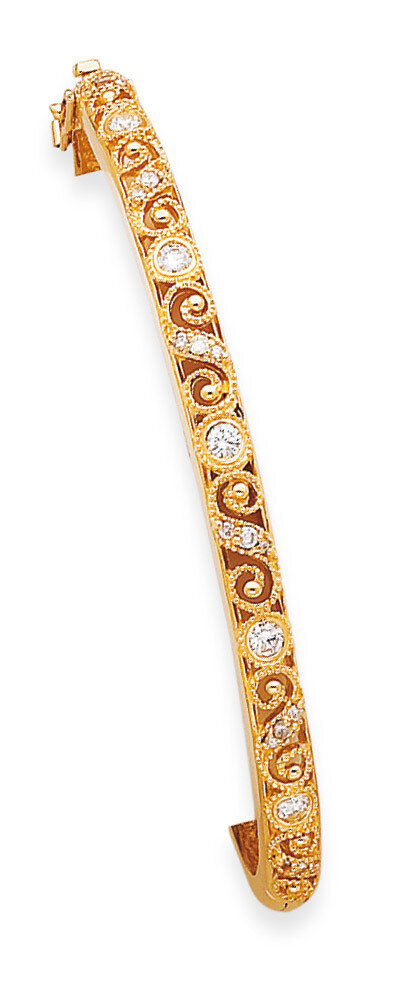 Bangle Bracelet Mounting 14k Gold XB235
