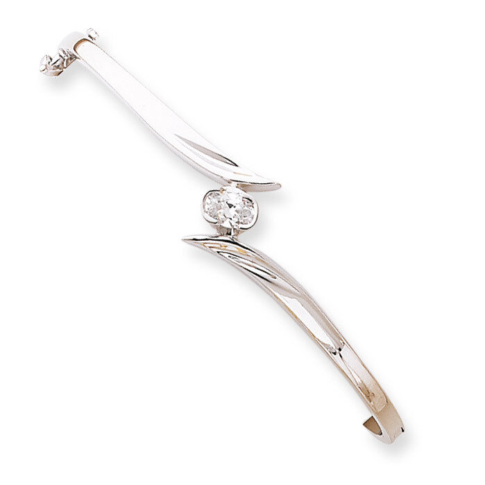 Bangle Bracelet Mounting 14k White Gold XB267, MPN: XB267,