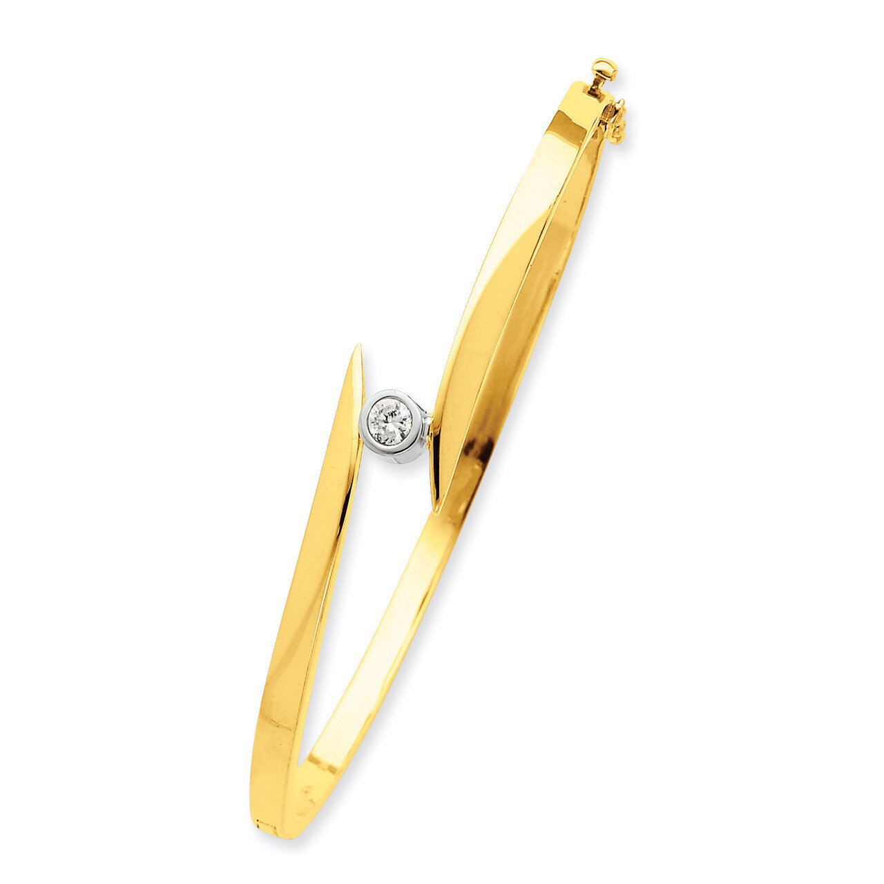 Diamond Bangle 14k Two-tone Gold XB76AA, MPN: XB76AA, 883957200842