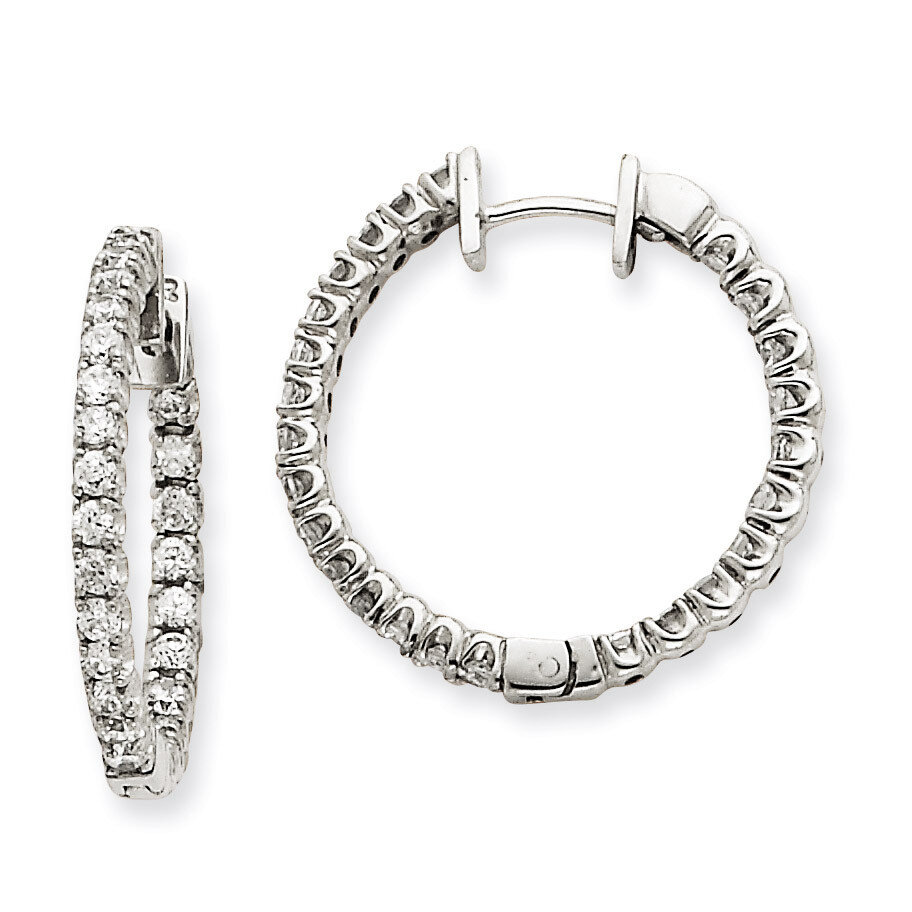 Diamond Earring 14k White Gold XE1352VS, MPN: XE1352VS, 883957337500
