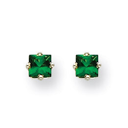 Tsavorite Post Earrings 14k White Gold XE60WTS-B, MPN: XE60WTS-B, 883957341002