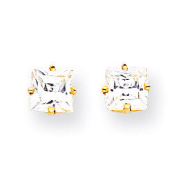 5mm CZ Diamond Earrings 14k Gold XE61CZ Diamond, MPN: XE61CZ, 883957339344