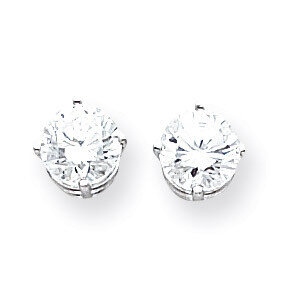7mm CZ Diamond Earrings 14k White Gold XE74WCZ Diamond, MPN: XE74WCZ, 883957098203