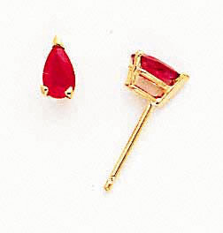 Ruby Ruby Earrings 14k Gold XE78R-B, MPN: XE78R-B, 883957335520