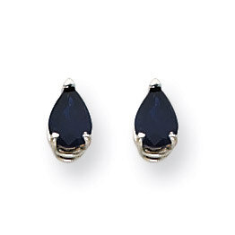 Sapphire Earrings 14k White Gold XE79WS-B, MPN: XE79WS-B, 883957340241