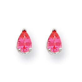 Pink Spinel Earrings 14k White Gold XE79WSK-A, MPN: XE79WSK-A, 883957103082