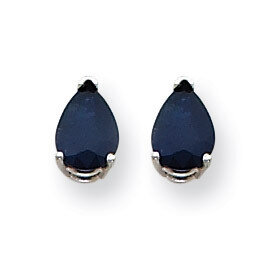 Sapphire Earrings 14k White Gold XE80WS-B, MPN: XE80WS-B, 883957339825