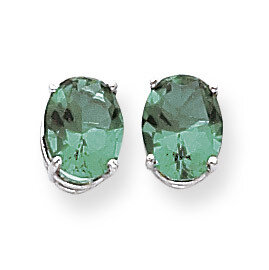 Mount Saint Helens Diamond Oval Stud Earrings 14k Gold XE89WMS, MPN: XE89WMS, 883957108759