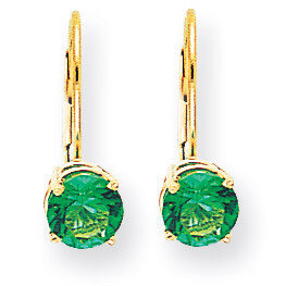 6mm Mount Saint Helens Leverback Earrings 14k Gold XLB112MS, MPN: XLB112MS, 883957119809
