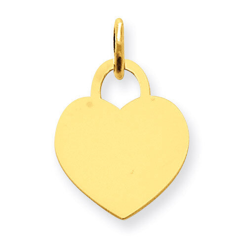 Small Engravable Heart Charm 14k Gold XM521/11