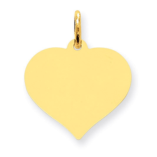 Heart Disc Charm 14k Gold XM528/35, MPN: XM528/35, 883957378947