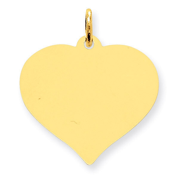 Heart Disc Charm 14k Gold XM530/09