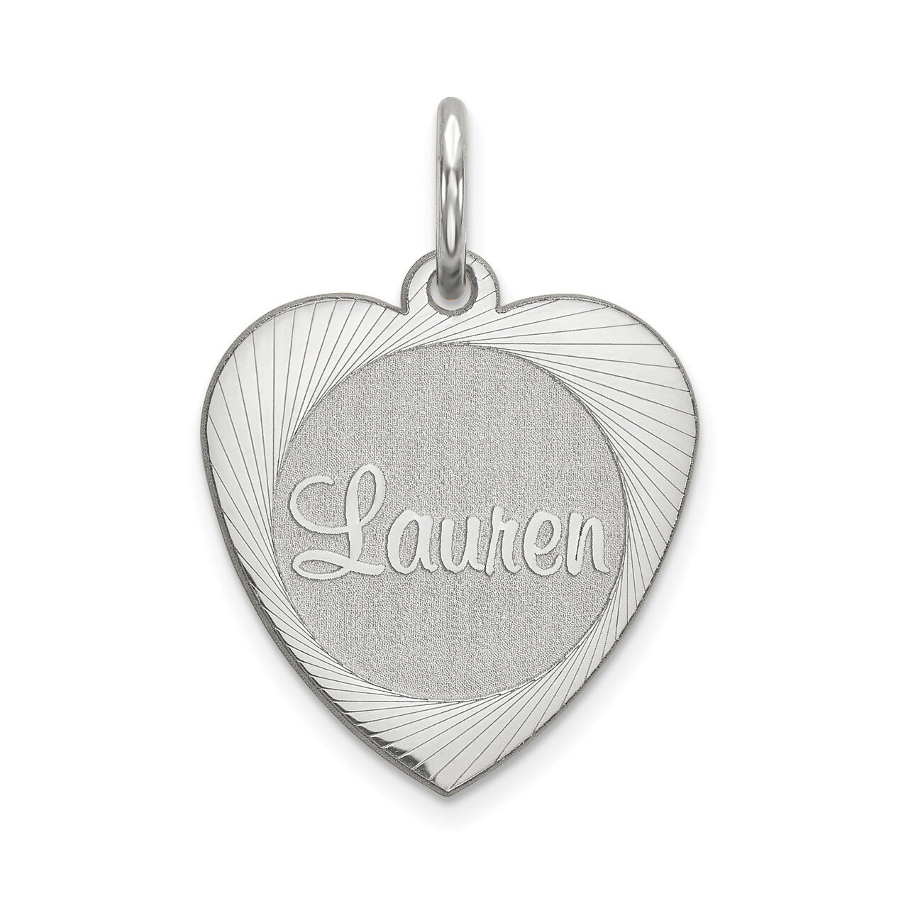 Nameplate Sterling Silver XNA104SS