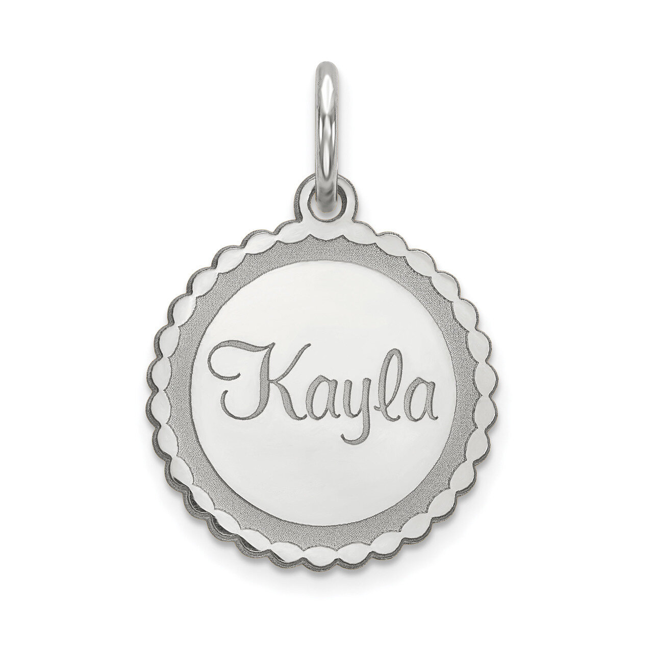 Nameplate Sterling Silver XNA107SS