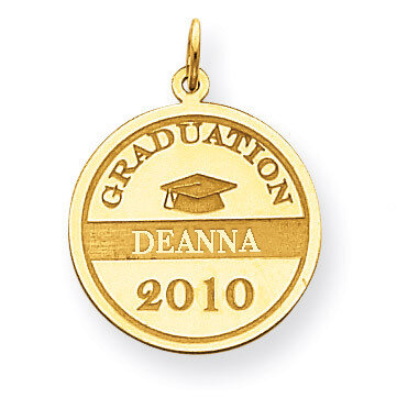 Personalized Graduation Charm 14k Gold XNA363Y