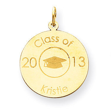 Personalized Graduation Charm 14k Gold XNA365Y