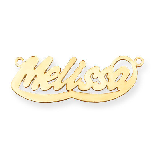 0.013 Gauge Polished Nameplate 14k Gold XNA76Y, MPN: XNA76Y, 883957382654