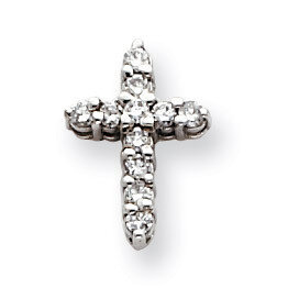 Diamond Cross Pendant 14k White Gold XP1756WAA