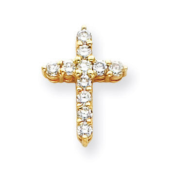 Diamond Cross Pendant 14k Gold XP1757AA