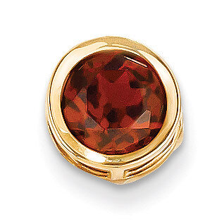 7mm Garnet bezel pendant 14k Gold XP322GA, MPN: XP322GA, 883957231402