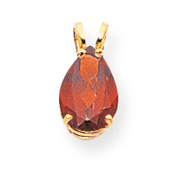 10x7mm Pear Garnet pendant 14k Gold XP427GA, MPN: XP427GA, 883957209265