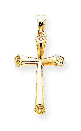 Diamond Cross Pendant 14k Gold XP755AA, MPN: XP755AA, 883957211428