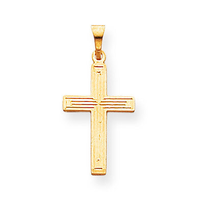 Cross Pendant 14k Gold Solid XR114, MPN: XR114, 886774151571