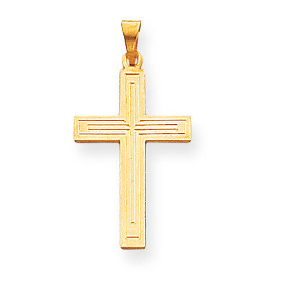 Cross Pendant 14k Gold Solid XR115, MPN: XR115, 883957977942