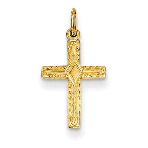Small Cross Charm 14k Gold XR199, MPN: XR199, 886774619873