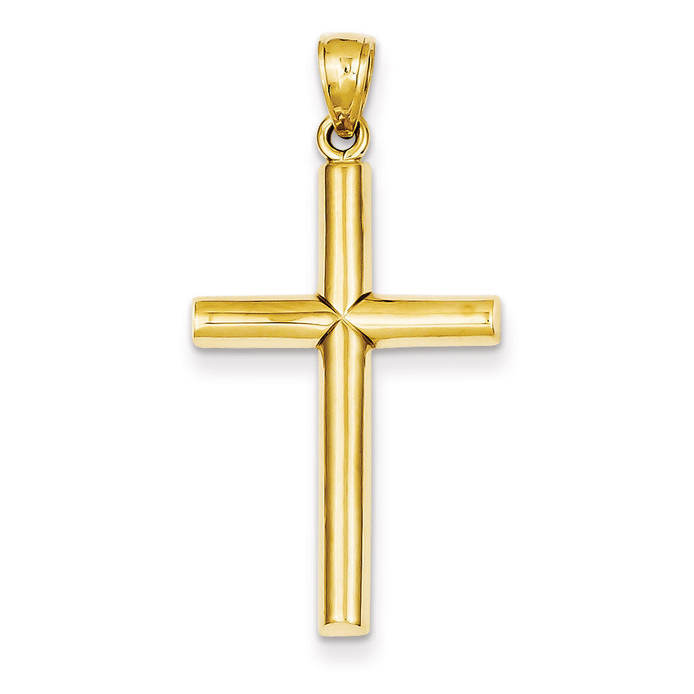 Hollow Cross Pendant 14k Gold XR248, MPN: XR248, 191101544040