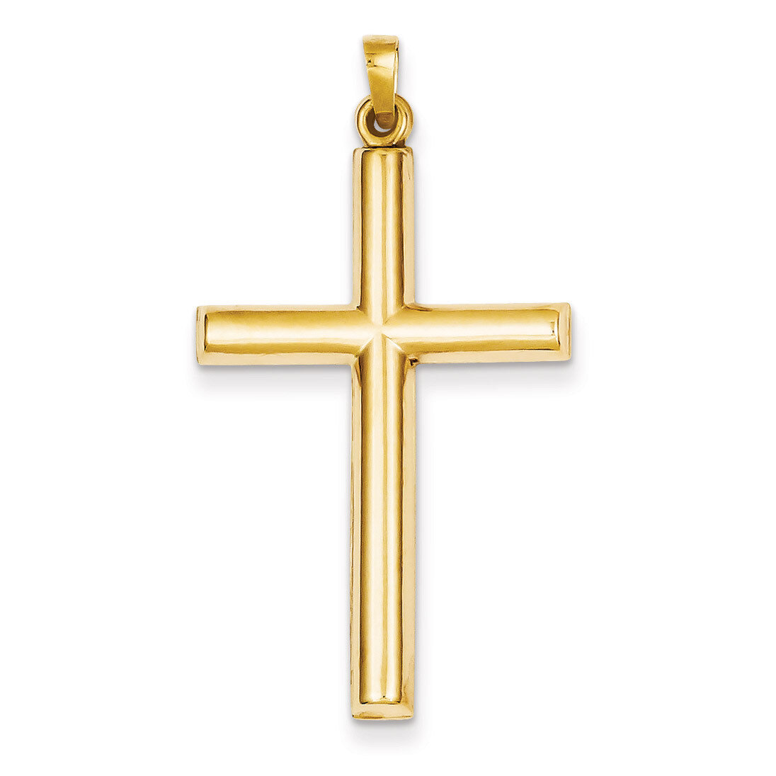 Hollow Cross Pendant 14k Gold XR249, MPN: XR249, 191101544057