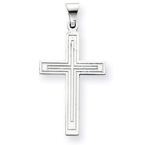 Cross Pendant 14k White Gold XR553, MPN: XR553, 886774132181