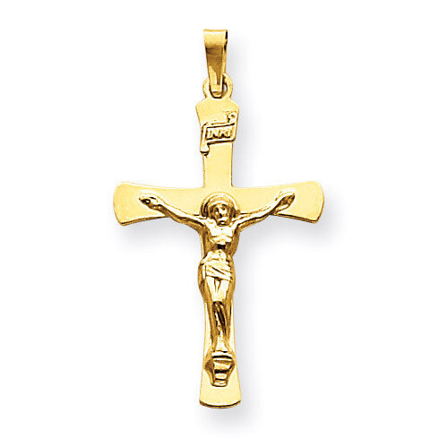 INRI Crucifix Pendant 14k Two-Tone Gold XR729