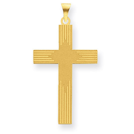 Laser Designed Cross 14k Gold XR943, MPN: XR943, 886774132921