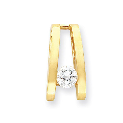 Holds 6.5mm Stone, Slide Mounting 14k Gold XS228