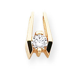 Holds 4.75mm Stone, Chain Slide Mounting 14k Gold XS660, MPN: XS660, 196904085417