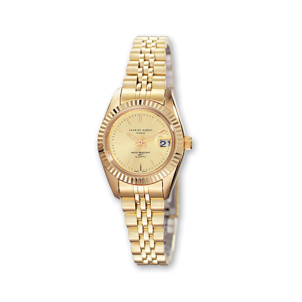 Ladies Charles Hubert IP-plated Champagne Dial Watch XWA1003